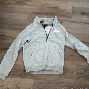 Nike Gray Zip-Up Hoodie
